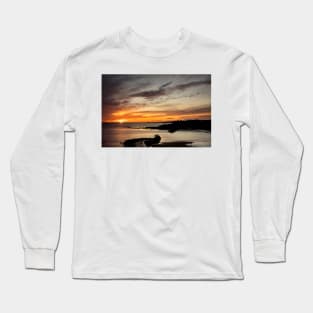 December sunrise over Cullercoats Bay Long Sleeve T-Shirt